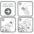 thumbnail image 2 of Speakman, Brushed Nickel S-3014-BN-E2 Caspian Anystream Adjustable 2.0 GPM Shower Head, 2 of 2