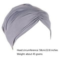 thumbnail image 3 of Baqcunre Headbands for Women, Cancer Head Hat Cap Ethnic Floral Hair Cover Wrap Turban Headwear Turban Cap Pleated Hat, Bandanas for Women, Bandanas for Men, 3 of 4