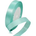 thumbnail image 1 of LAICAIW Solid Color Mint Green Satin Ribbon, 5/8 Inches x 25 Yards Fabric Satin Ribbon for Gift Wrapping, Crafts, Hair Bows Making, Wreath, Wedding Party Decoration and Other Sewing Projects, 1 of 7