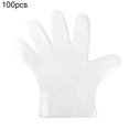 thumbnail image 2 of Neinkie 100Pcs Disposable Food Prep Gloves - Piece Plastic Food Safe Disposable Gloves, Food Handling, Transparent, One Size Fits Most for Household, Food Handling, Lab Work and More, 2 of 7