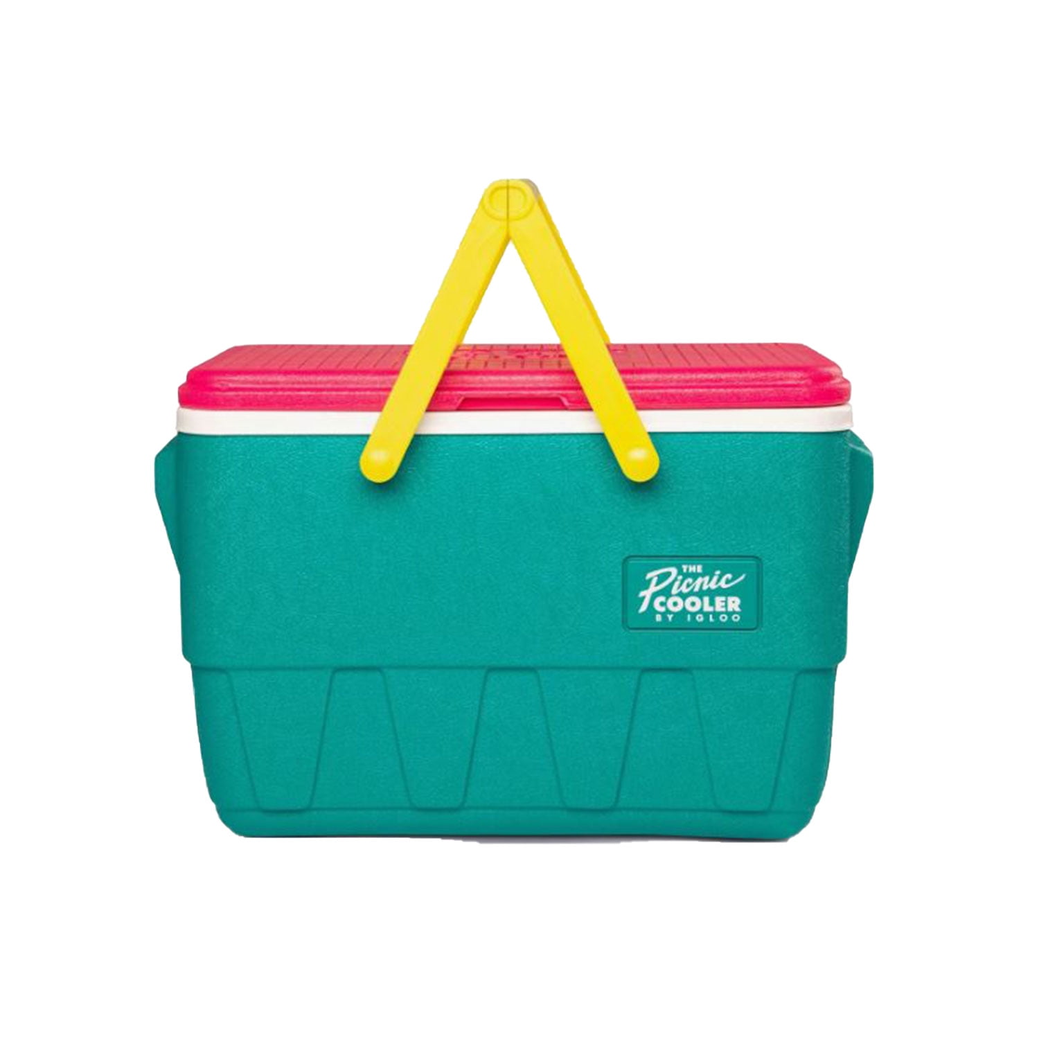 Multicolor Igloo Special Edition 25 Quart Retro Picnic Basket Insulated Cooler 