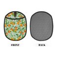 thumbnail image 2 of Naloa Tangerine Silicone Pot Holders, Oven Mitts Heat Resistant Hot Pads, Non Slip Pot Holder for Kitchen Baking and Cooking 9.4 x 7.5 Inches, 2 of 7