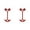 Red, variant on Camping Tent Stakes Tie Down Anchors with Extendable Ground Pegs, Multipurpose Fishbone Pegs for Outdoor Hiking and Shelters, Wear-Resistant Windproof Rope Tensioners,Red