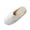 White, variant on Iyufng Womens Winter Ribbed Closed Toe Slippers Soft Fleece Lined Warm Slip on Indoor House Shoes