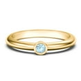 thumbnail image 1 of Classic Bezel Set Birthstone Ring - Blue Topaz (December), 1 of 4