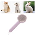 thumbnail image 6 of Unique Bargains 1 Pc Durable Pet Grooming Brush for Dog for Cat 7.87"x3.43"x1.89" Pink Purple, 6 of 6