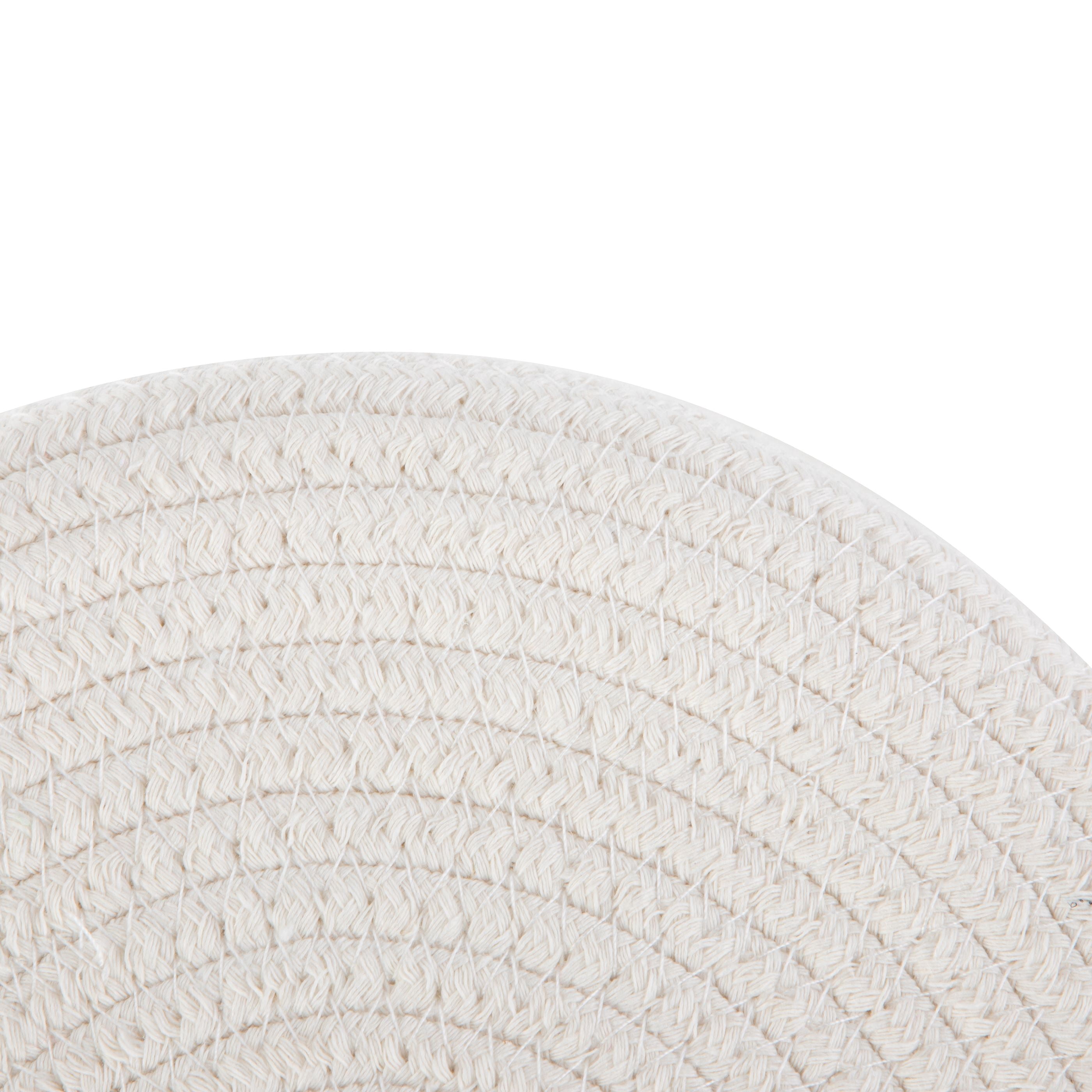 Your Zone Kids Unicorn Cotton Rope Round Storage Bin, 12 in x 12 in x 10 in