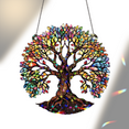 thumbnail image 6 of 89Bloom Tree of Life Stained Glass Hologram Ornament, Stained Glass Suncatcher Ornaments Home Decor, Flower Holographic Ornaments, 6 of 7