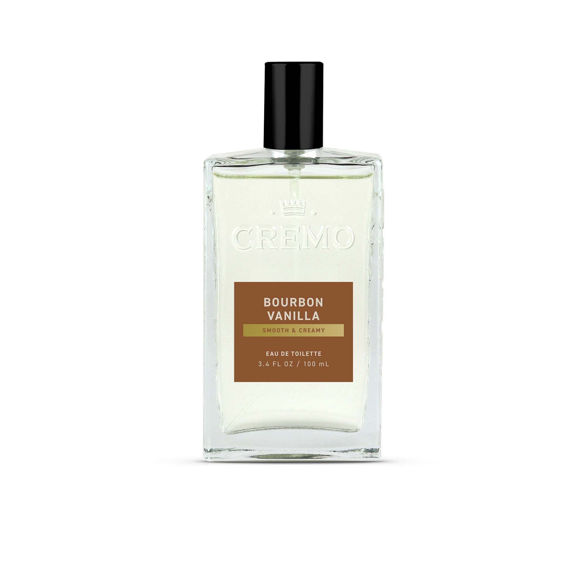 Cremo Cologne for Men, Bourbon Vanilla, 3.4 fl oz