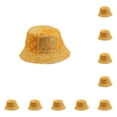 thumbnail image 2 of Sonducket Sombrero de cubo negro duradero para aventuras al aire libre: elegante y fácil de limpiar M amarillo M (56-58 cm) amarillo M (56-58 cm) 10Conjunto, 2 of 6