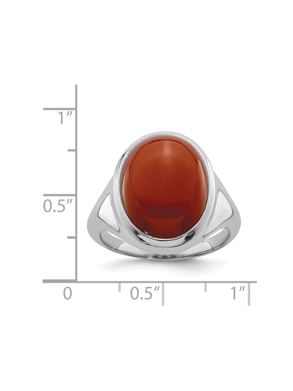 Buy Orange Natural Stone Ring by Do Taara Online at Aza Fashions.