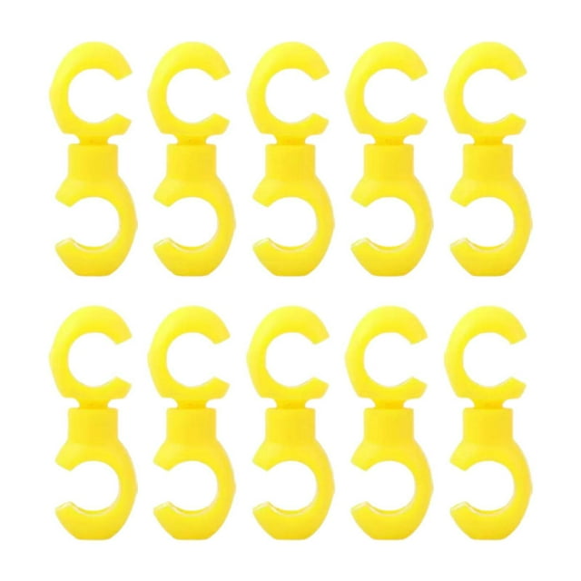 10 abrazaderas para cables de bicicleta, compactas y de mantenimiento, para cables de freno de bicicleta BMX. Amarillo