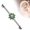 #10, variant on 1PCS Surgical Steel Industrial Bar Ear Barbell Ring 14G Body Scaffold Piercing-#06