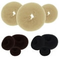 thumbnail image 4 of Huanledash Women Magic Donut Hair Ring Bun Former Shaper Hair Styler Tie Updo Maker Tools, 4 of 8