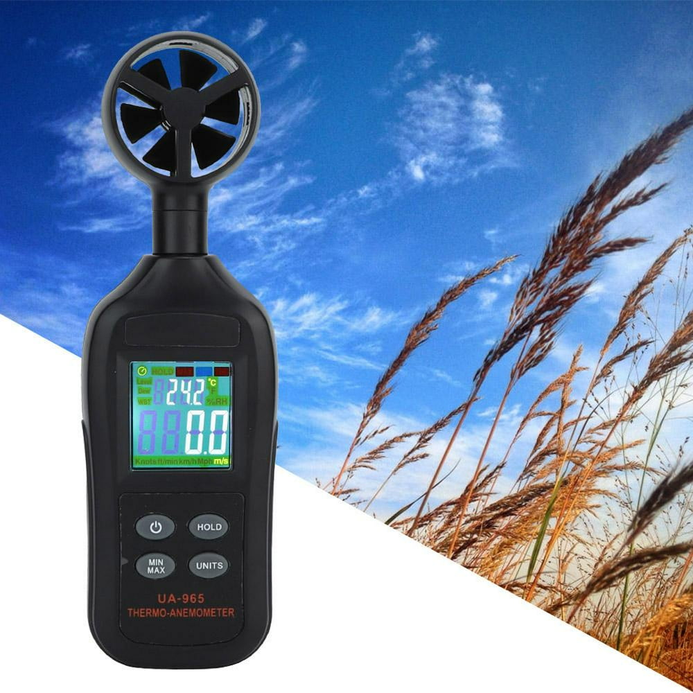 LYUMO UA965 Digital Anemometer Handheld Wind Speed Meter Measuring Air