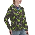 thumbnail image 6 of Honeii Dinosaur Skeleton Pattern Womens Oversized Hoodies Long Sleeve Sweatshirts Pullover Fall Outfits with Pocket-XX-Large, 6 of 7