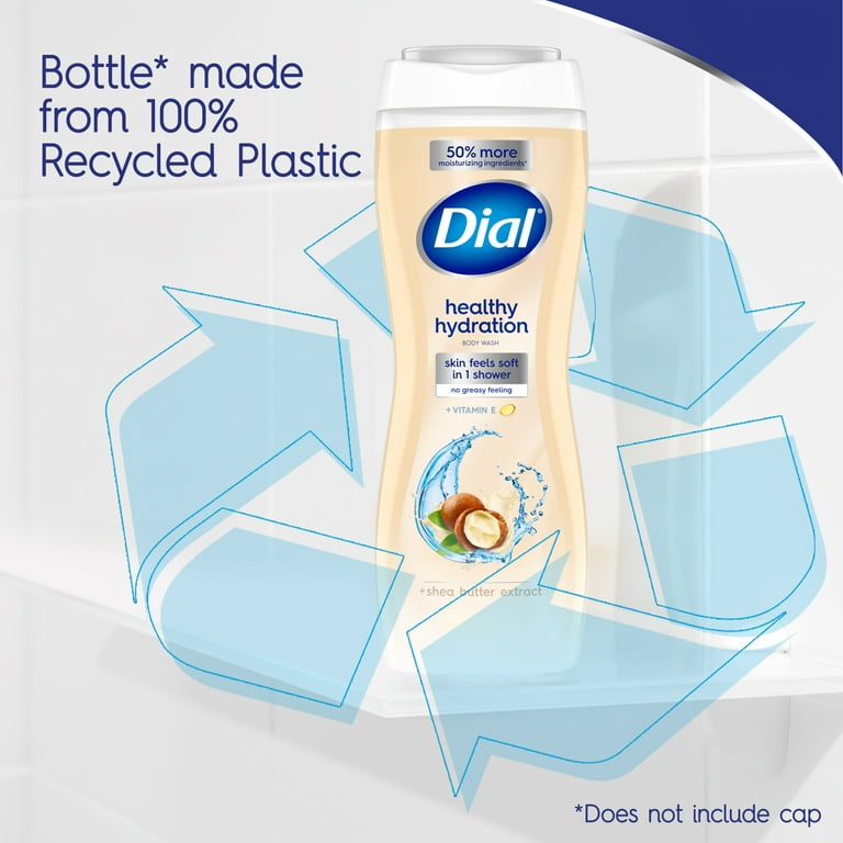 Dial Healthy Hydration Body Wash Shea Butter Extract with Vitamin