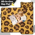 thumbnail image 4 of Yellow and Black Of Leopard Print Toddler Nap Mats for Kids Preschool,Sleeping Mat Bag or Kids,Toddler Sleeping Bag,Toddler Nap Mat or Daycare, 4 of 6