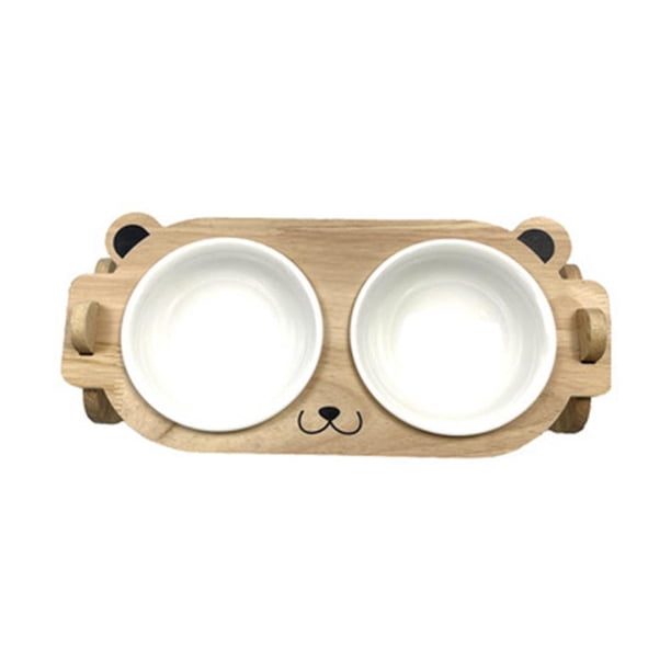 Cuencos Para Mascotas Para Perros Y Gatos, Plato Desmontable, Estante De Alimentación Inclinable Para Suministros Para Mascotas Yuarrent PT002238-00