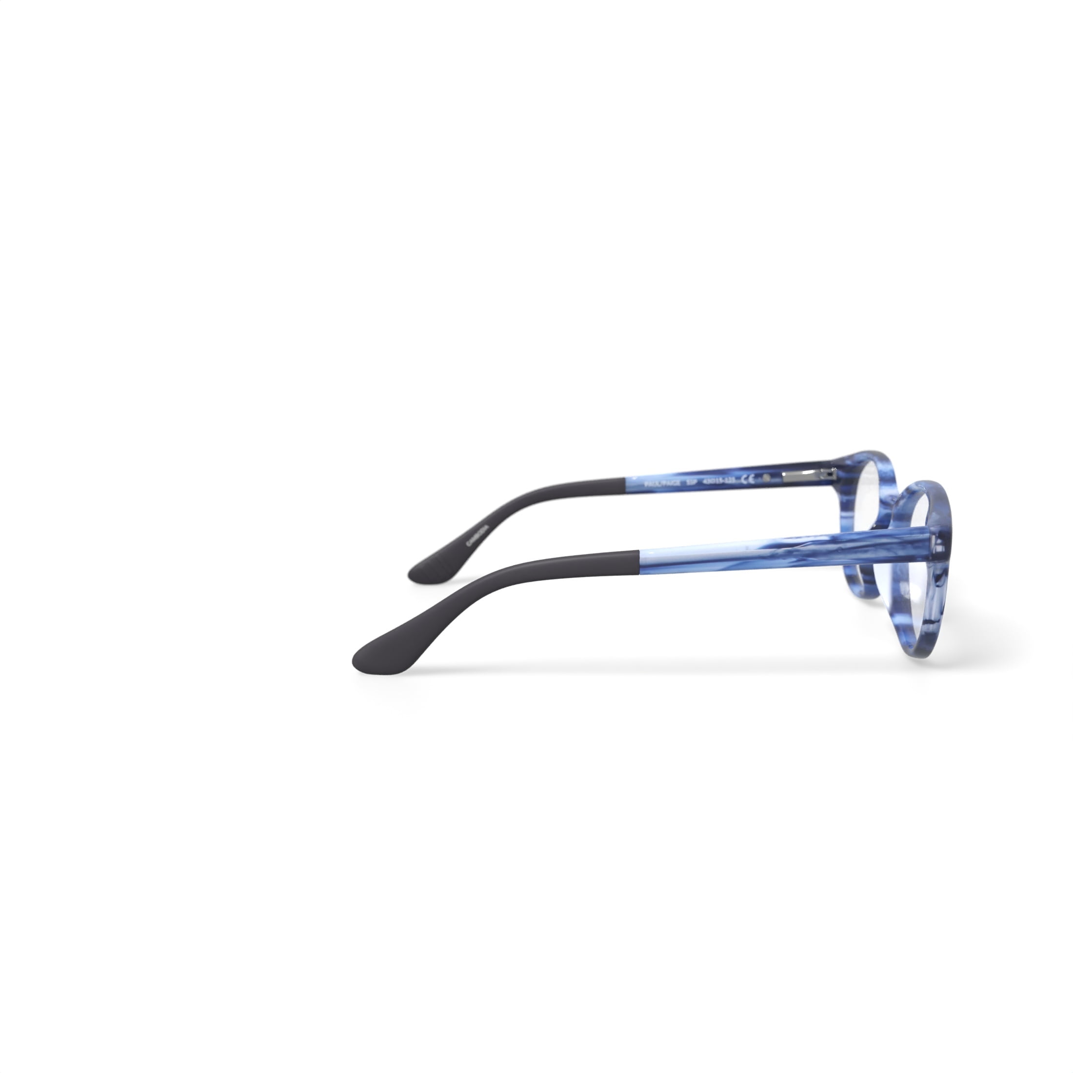 Jonas Paul Youth Paul/Paige Round Prescription Eyeglasses with Case, Blue Tortoise