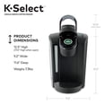 thumbnail image 3 of Keurig K-Select Cafetera de cápsulas K-Cup de una sola porción, negro mate, 3 of 4
