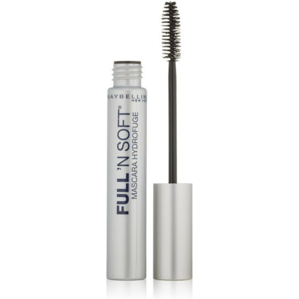 Maybelline Full 'N Soft Waterproof Mascara, Very Black [311], 0.28 oz