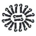 thumbnail image 2 of SUTENGDA 20 x Headlamp Clips  Attachment Head Light Clamps Black Set Headlamp Hard hat Safety Cap Hook Outdoor Tools, 2 of 13