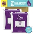 thumbnail image 3 of Poise Incontinence Pads for Women, 7 Drop, Ultra Absorbency, Long, 78Ct , 1Qty, 3 of 4