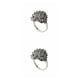 thumbnail image 4 of Jumpingount Anillo de erizo con diamantes de imitación para mujer, regalos de boda, fiesta de cumpleaños, anillo de joyería de animales Type1 NO1, 4 of 6
