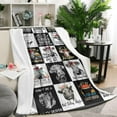thumbnail image 3 of Cute Cow Print Blanket Warm Super Soft Micro Flannel Blanket for Bed Sofa Plane/Living Room Decor 40x50 Inch, 3 of 6
