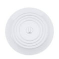 thumbnail image 1 of Yuarrent Tapa de escurridor Recableght, colador de bañera de fregadero, tapón de silicona, tapa de escurridor, accesorios de baño duraderos y Juegos de accesorios de baño blanco Yuarrent HA9138-02B, 1 of 6