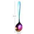 thumbnail image 2 of Zyhtgyee Soup Spoon Soup Spoon Food Grade Stainless Steel Long Handle Eating Spoon Dinnerware Tableware Tool, 2 of 8