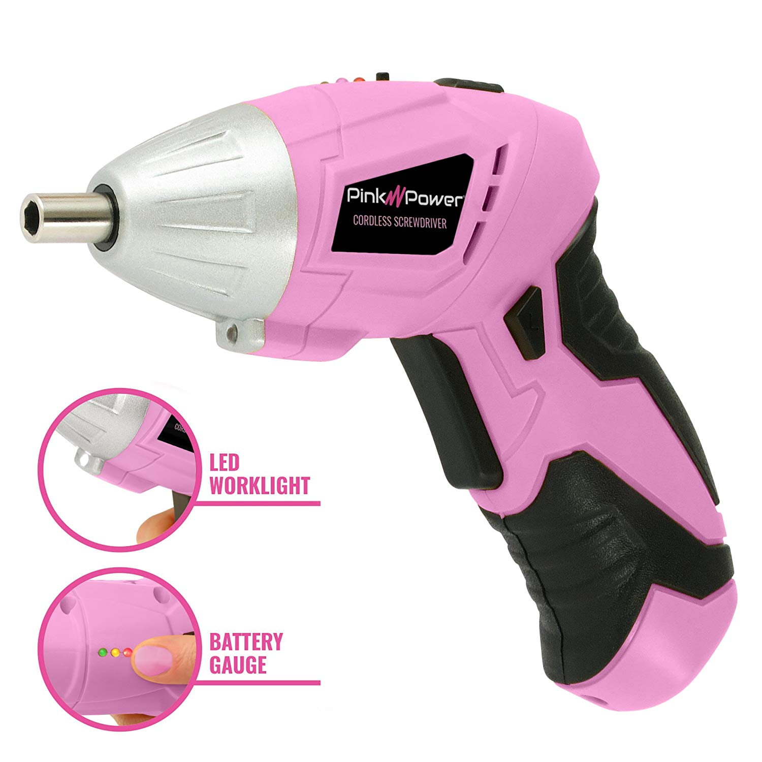 Pink Power 3.6V Cordless Electric 