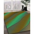 thumbnail image 2 of Ahgly Company Indoor Rectangle Patterned Green Pepper Green Area Rugs, 2' x 4', 2 of 6