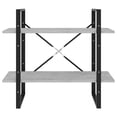 thumbnail image 4 of Armario VidaXL de madera aglomerada gris hormigón de 2 niveles, 4 of 8