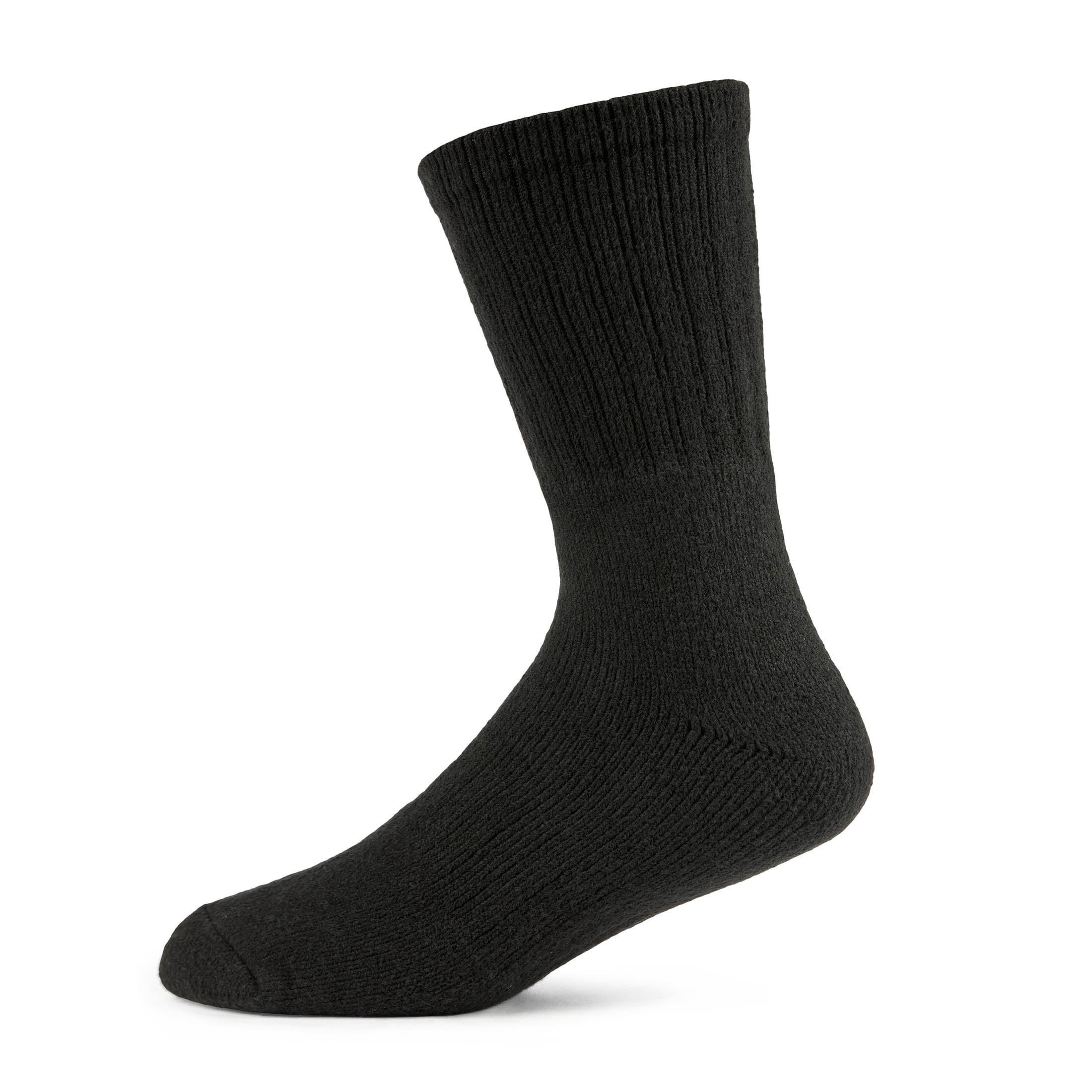 Fruit of the Loom Thermal Men's Crew Socks, Sizes 6-12, 2-Pack