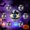 1.57", variant on 6PCS 1.57" Disco Eyeballs Halloween Disco Ball Decor, Retro Reflective Disco Sphere with Blue Eye, Silver Foam Glitter Eye Ball Spooky Halloween Decorations for Table Centerpiece Party Supplies