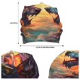 thumbnail image 3 of KLL Colorful Wave Dragon Head Winter Fall Beanie Knit Hats for Men & Women - Warm & Soft Stylish Toboggan Caps for Cold Weather, 3 of 6