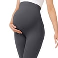 thumbnail image 4 of Maternity Leggings Over Bump 2026 - Buttery Soft Yoga Pants Pregnancy Workout Trousers High Waisted Stretchy Belly Support Joggers Pregnant Leggings Seamless Stretch Activewear Tights, 4 of 5