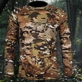 thumbnail image 2 of Luxalzxs Mens Camouflage T-Shirt UPF 50+ Sun Shirts Quick Dry Long Sleeve UV Shirts Workout Baselayer Lightweight Rash Guard Hiking Running T-Shirts, 2 of 4
