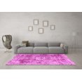 thumbnail image 3 of Ahgly Company Indoor Rectangle Persian Pink Traditional Area Rugs, 8' x 10', 3 of 4