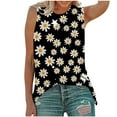 thumbnail image 2 of Mode Femmes Impression Décontractée V-Cou Manches Courtes T-shirt en Vrac Tops Floral Print Femmes Tops Femmes Manches Courtes Tops Femmes, 2 of 4