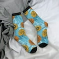 thumbnail image 5 of Logiee Sunflowers Print Adult Socks for Men & Women,Calf Socks, Ankle Socks,Boots Socks,Breathable Casual Sock,Unisex Crew Socks, 5 of 6