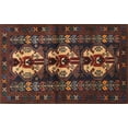 thumbnail image 1 of Ahgly Company Indoor Rectangle Traditional Chestnut Brown Persian Area Rugs, 8' x 12', 1 of 6