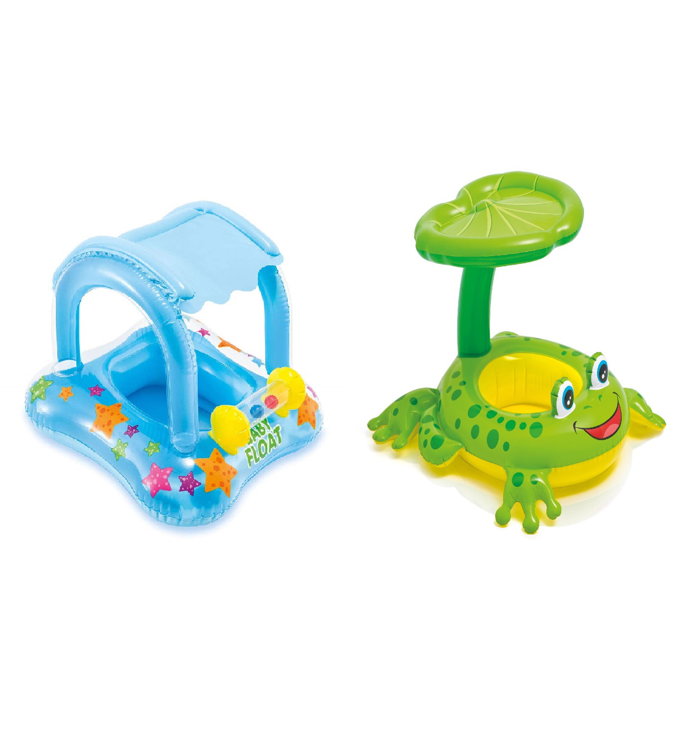 Intex Recreation 56584EP Froggy Friend Shaded Baby Float Toy 