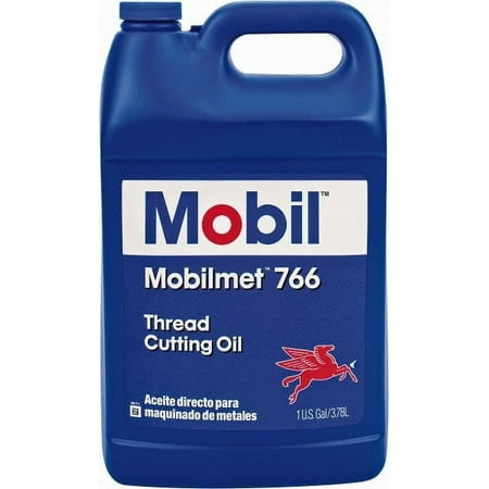 Mobil Mobilmet 766 1 Gal Bottle Cutting Fluid Straight Oil, For Automatic Lathe Operations, Broaching, Gear Shaving, Milling, Parting-Off, Planing, Shaping, Tapping, Threading