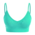 thumbnail image 2 of Women's Bra JIANLAI Sports Bra for Women Plus Size Wireless Bras with Cooling Lift-Up Air Tech Mesh High Support Green, 2 of 3