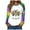 As shown in the picture, variant on HCNTES Mardi Gras Shirts for Women Mardi Gras Sequin Long Sleeve Shirt Funny Fat Tuesday Tee Carnival Crewneck Party Tops(Size:XXXL)