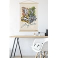 thumbnail image 5 of The Wizarding World: Harry Potter - Flower House Crest Wall Poster with Wooden Magnetic Frame, 22.375" x 34", 5 of 5