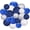 Blue, variant on Paper Lanterns Party Decorations, Hanging Round Chinese Lanterns for Wedding Graduation White Birthday Decorations Pack of 20 White